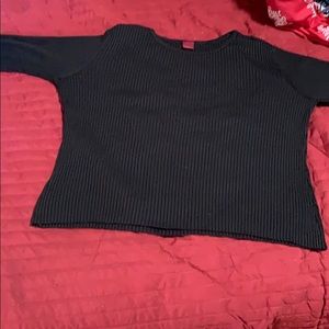 Black long sleeve sweater